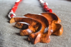  gioiello naturale in legno, scultura da indossare Naturas