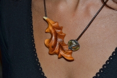  gioiello ecologico in legno, scultura Naturas